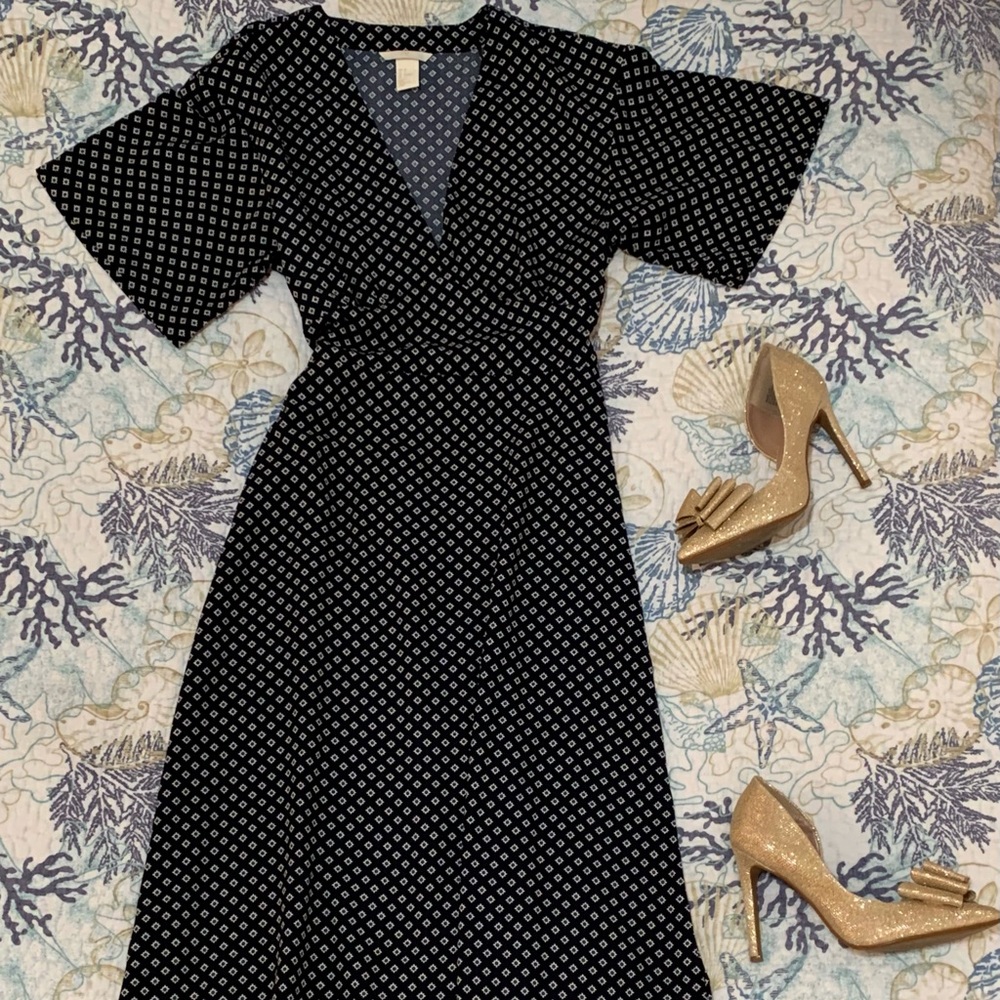 retro h&m dress
